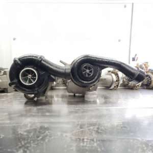 2008 to 2010 Ford 6.4 Powerstroke Stock+ upgraded compound turbochargers pair Reman